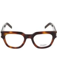 Saint Laurent - Occhiali Da Sole Sl 661 002 Crystal Trasparente Dell'Avana /22/145 - Lyst