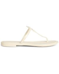 Tory Burch - "Miller" Flip-Flops in Elfenbein "Tpu" - Lyst