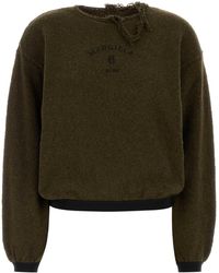 MM6 by Maison Margiela - Mohair-Blend Sweater - Lyst