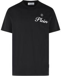 Philipp Plein - Zwart Katoenen T-shirt - Lyst