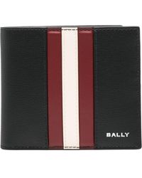 Bally - Schwarzer roter Knochenpalltasche Brieftasche - Lyst