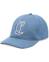 Christian Louboutin - Canvas Baseball Cap - Lyst