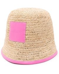 Jacquemus - Le Bob Soli Raffia Bucket Hat - Lyst