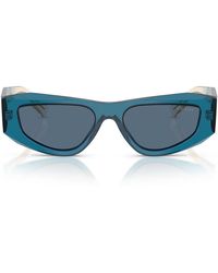 Prada - Zonnebril Prb19 S 24 F80 S Blauw/donkerblauw Heren - Lyst