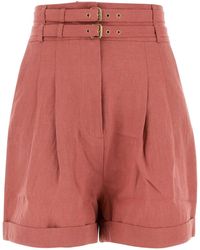 LeKasha - Dark Linen Aqiva Shorts - Lyst