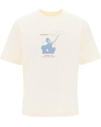 Closed - Gesloten T -shirt Met Grafische Print - Lyst