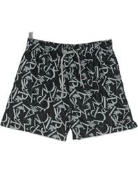 Emporio Armani - Printed Swimsuit - Lyst