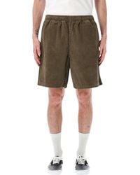 Obey - Horizon Corduroy Cotton Shorts - Lyst