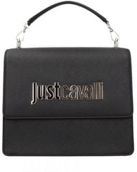 Just Cavalli - Borse A Mano Donna Poliestere Nero - Lyst