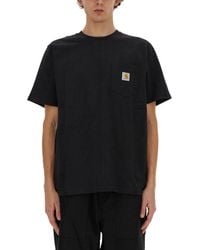 Carhartt - T Shirt With Pocket - Lyst