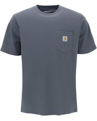 Carhartt - T-Shirt With Chest Pocket - Lyst