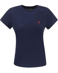 Polo Ralph Lauren - Crewneck Baumwoll -T -Shirt - Lyst