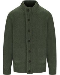 Barbour - Essential Patch Zip Cardigan - Lyst