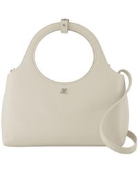 Courreges - Heilige Dag Crossbody Courres Lederen Wit - Lyst