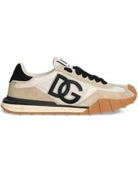 Dolce & Gabbana - Sports Shoes With Logo - Lyst