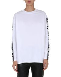Stella McCartney - Round Neck Long Sleeve T-Shirt - Lyst