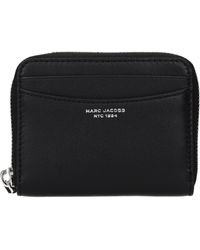 Marc Jacobs - Damens Ledergeldbörse Schwarz - Lyst