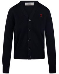 Ami Paris - Vest Met Geborduurd Ami De Coeur-Logo - Lyst