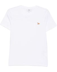 Maison Kitsuné - Gestreept T-Shirt - Lyst