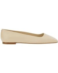 Aeyde - Dancer "Crazy" Pointed Toe Leather Flats - Lyst
