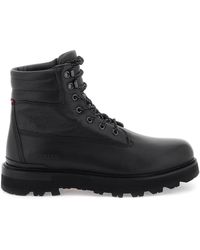 Moncler - Peka Lace Up Boots - Lyst