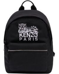 KENZO - Sac à dos Synthétique Noir - Lyst
