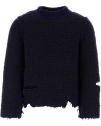 NAMACHEKO - Two Tone Wool Blend Sweater - Lyst