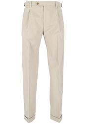 Berwich - Pantalone Retrolong Beige - Lyst