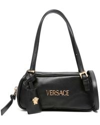 Versace - Mini Bag With Logo Plaque - Lyst