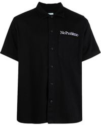 Aries - Hemd Mit Slogan-Stickerei - Lyst