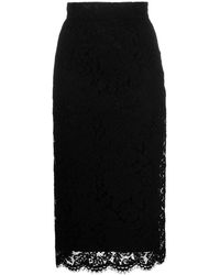 Dolce & Gabbana - Kanten Midi-rok - Lyst