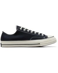 Converse - Senaker Chuck 70 Vintage Canvas Low Black/black/egret - Lyst