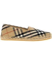 Burberry - 'Mews Check' Espadrilles - Lyst