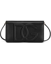 Dolce & Gabbana - Dg Logo Leather Mini Bag - Lyst