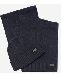 Barbour - Set de regalo con gorro y bufanda Carlton Fleck de - Lyst