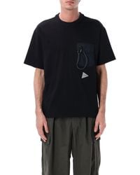 and wander - Pocket T-Shirt - Lyst