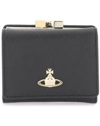 Vivienne Westwood - Small Frame Saffiano Wallet - Lyst