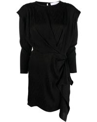 IRO - Drapiertes Kleid Mit Langen Ärmeln - Lyst