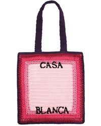 CASABLANCA - Tote Bag With Logo - Lyst