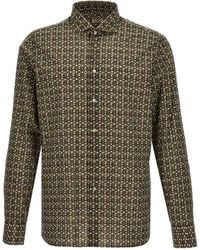 Borriello - Camicia Stampata A Motivi - Lyst