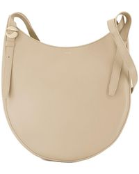 Coperni - Bolso de hombro del cinturón de cuero beige - Lyst