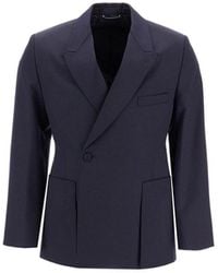 Dior - Giacca Blazer Di Lana - Lyst