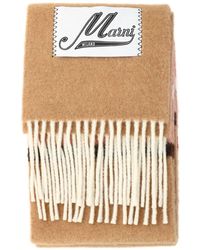 Marni - Alpaka -Schal mit Logo - Lyst