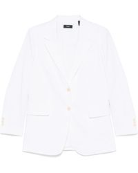 Theory - Blazer Met Enkele Rij Knopen - Lyst