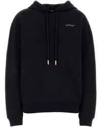 Off-White c/o Virgil Abloh - Logo Hood Sweatshirt - Lyst