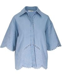 Zimmermann - Daylight Denim Shirt - Lyst