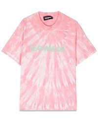 DSquared² - Mc Logo Slouch Fit T Shirt - Lyst