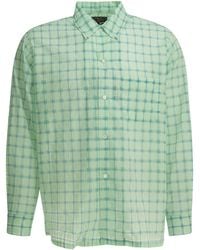 Beams Plus - Open Db Nylon Airy Plaid Nylon Casual Shirt - Lyst