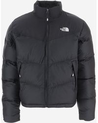 The North Face - Padded Down Jacket With Logo - Lyst