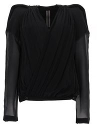 Rick Owens - Silk Lined Jacket Yoke Lining - Lyst
